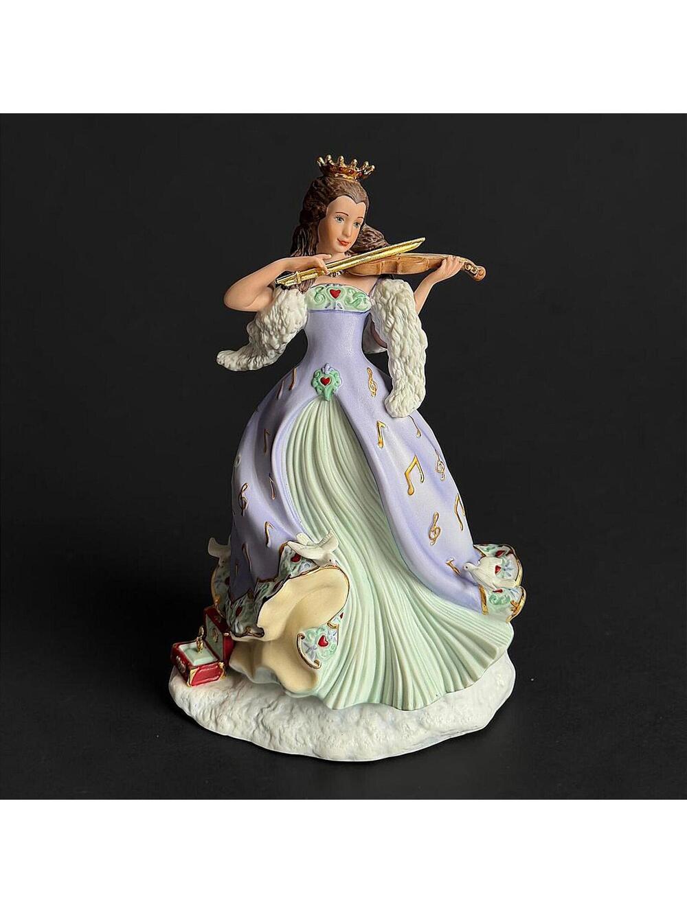 Vintage Lenox Aria 2004 Christmas Princess Violin Figurine Ltd Edition 9.5" H225